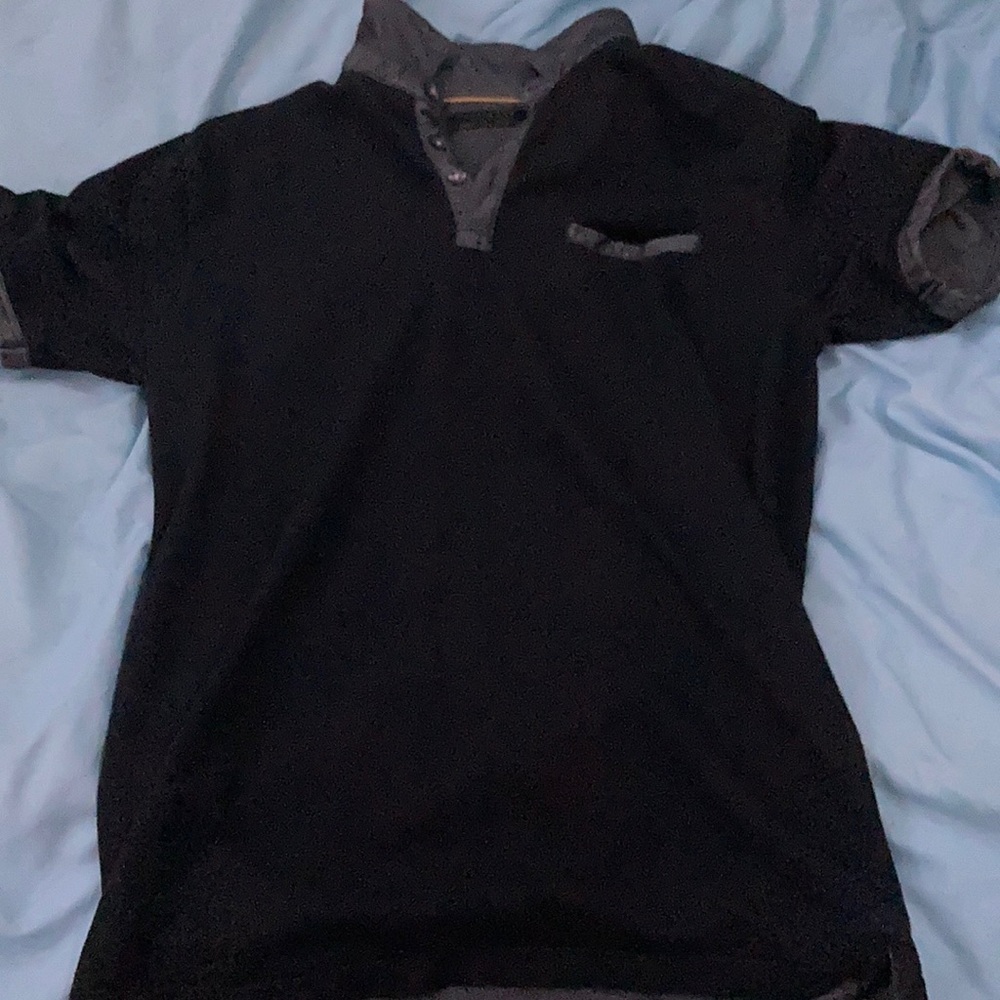 Black dress shirt
